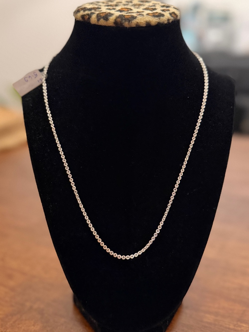 925 Sterling Silver 19” Delicate Rope Chain Necklace